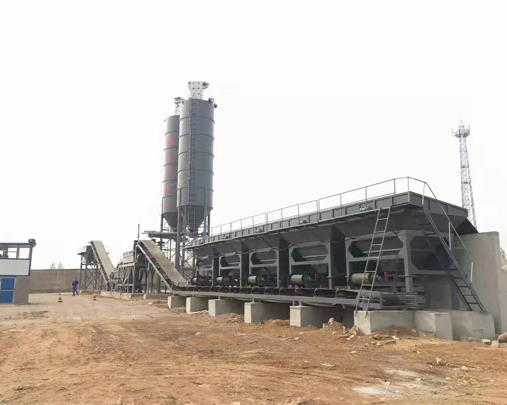 Stabilized soil mixing station